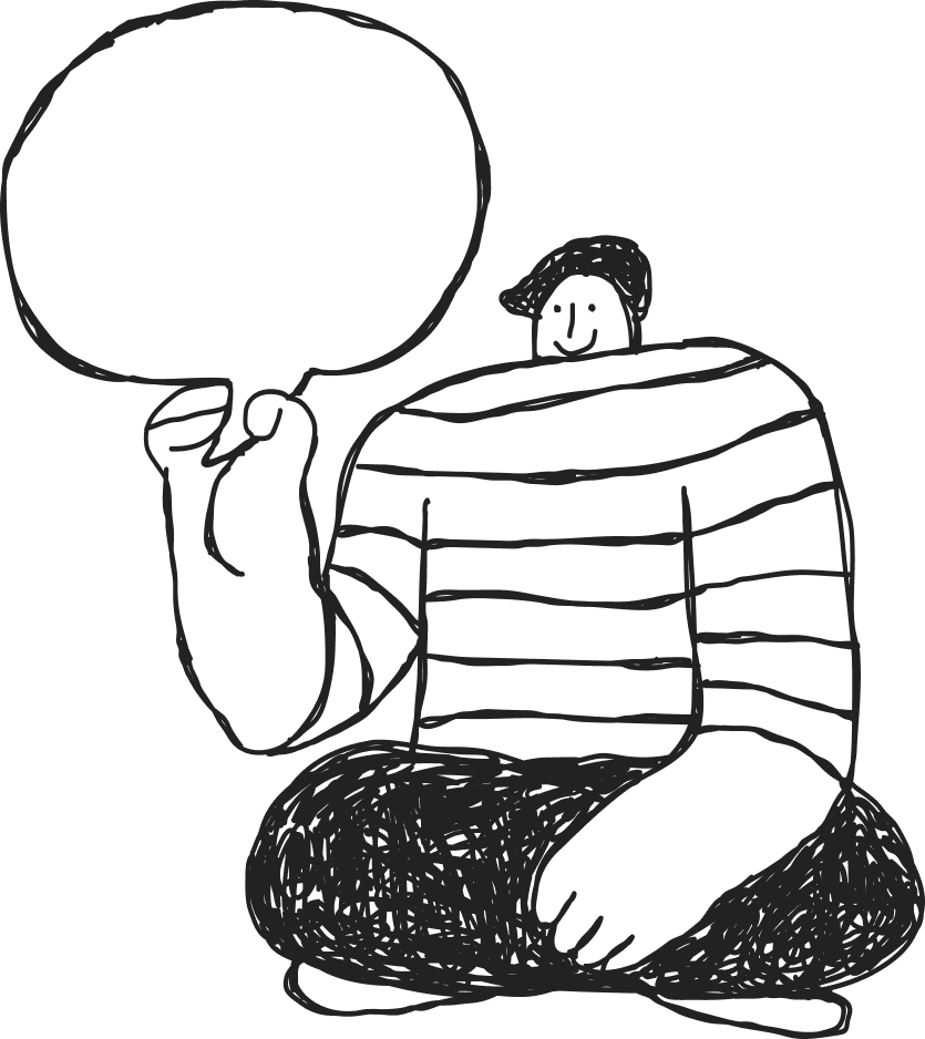 man sitting